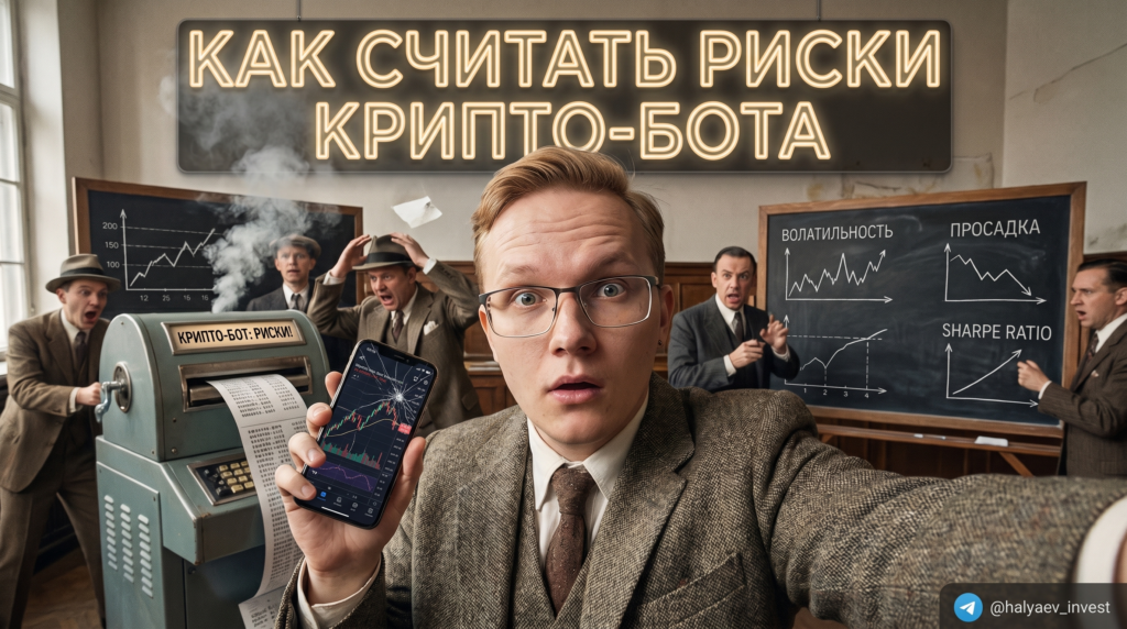 Как считать риски крипто-бота: 3 метрики, которые я смотрю каждый день