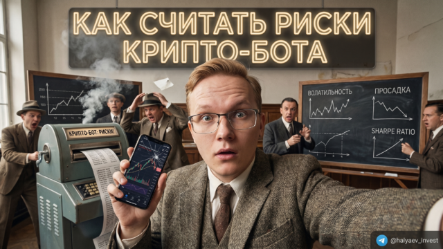 Как считать риски крипто-бота: 3 метрики, которые я смотрю каждый день