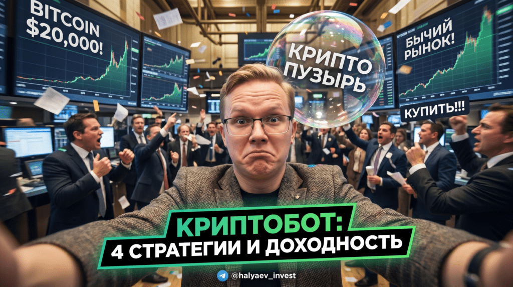 Криптобот: 4 стратегии и реальная доходность за 11 месяцев