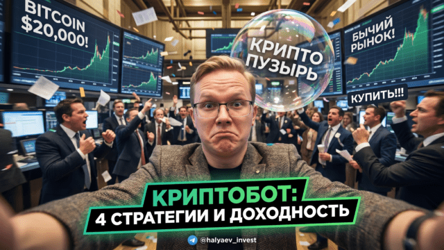 Криптобот: 4 стратегии и реальная доходность за 11 месяцев