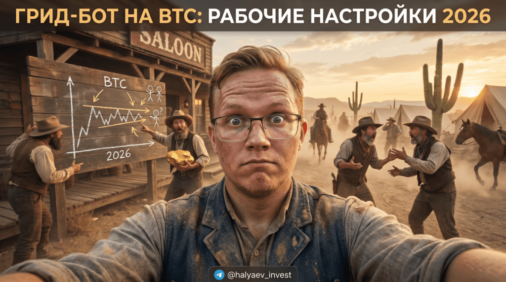 Грид-бот на BTC: рабочие настройки для боковика в 2026