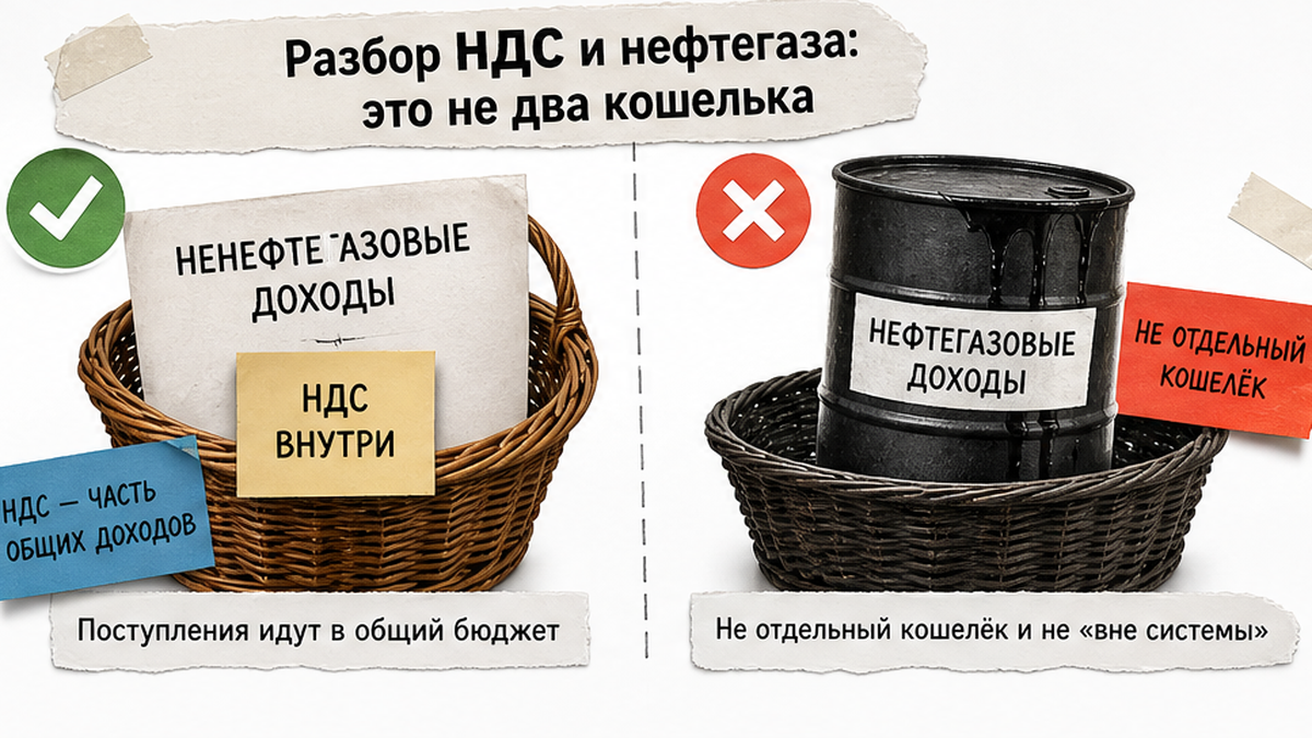 НДС как часть ненефтегазовых доходов бюджета